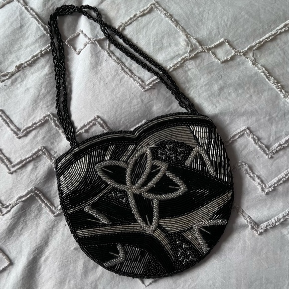 vintage beaded evening bag - Picture 2 of 7